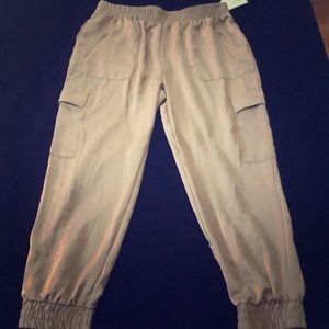 Linen Cargo Pants (Silky feel)